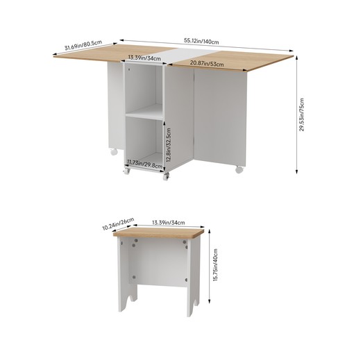 Butterfly folding drop leaf - folding,