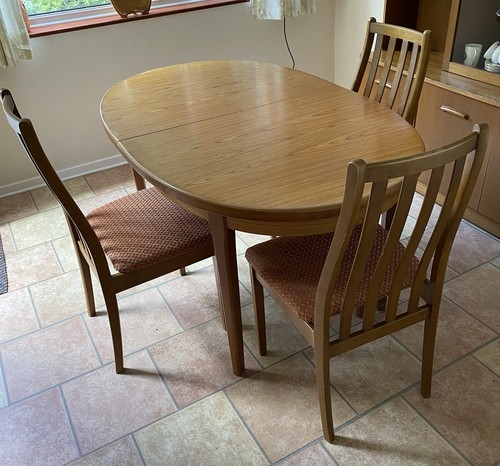 Vintage extending oval dining - oval,