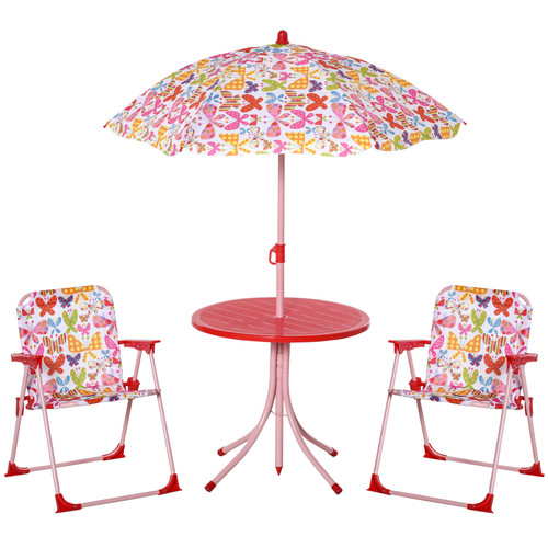 Kids table chair set metal - &,