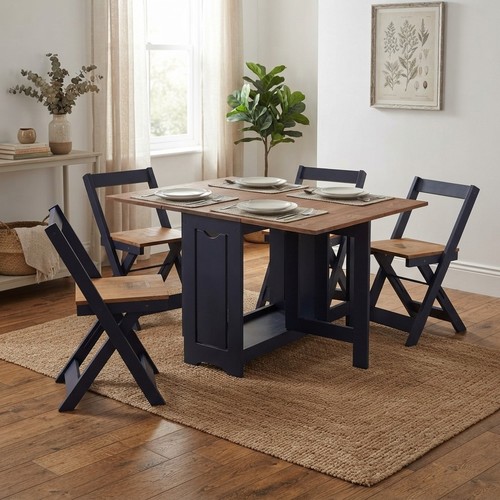 Classic navy blue dining set - classic,