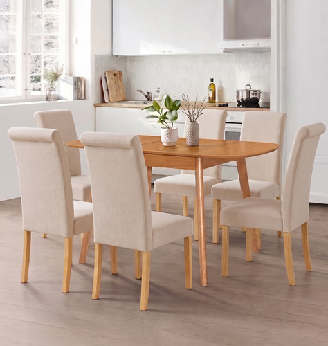 Dining table set 6 - table,